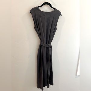 Faherty Dream Cotton Costa Dress in Washed Black